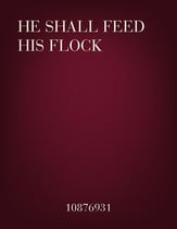 He Shall Feed His Flock, HWV 56 P.O.D. cover